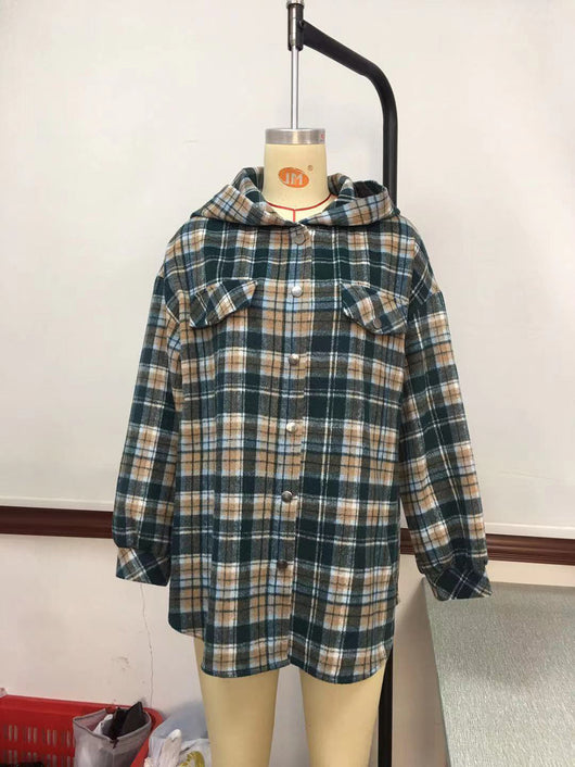 Chaqueta Cardigan Cuadros Casual - Abrigo Versátil para Hombre - Image 12