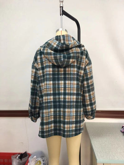 Chaqueta Cardigan Cuadros Casual - Abrigo Versátil para Hombre - Image 14