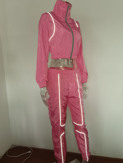 Traje Casual Europeo Mujer Dos Piezas Elegante - Image 11