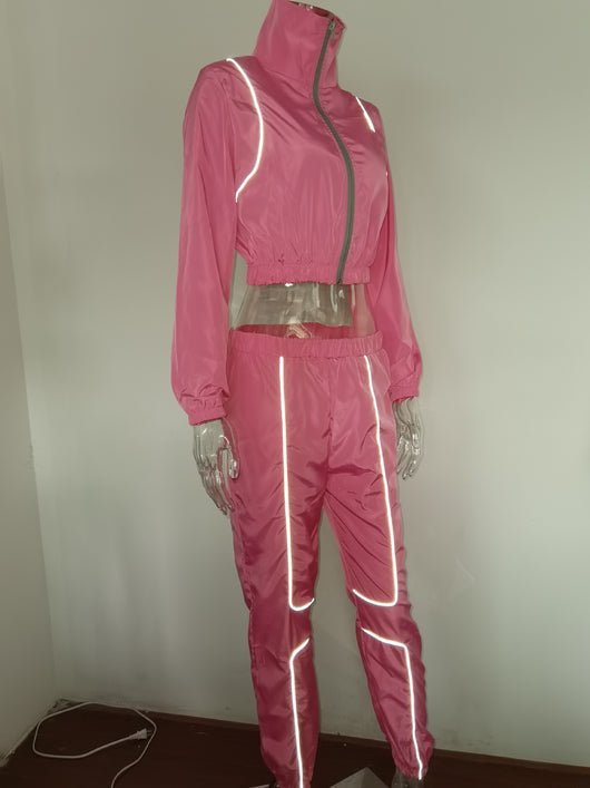 Traje Casual Europeo Mujer Dos Piezas Elegante - Image 11
