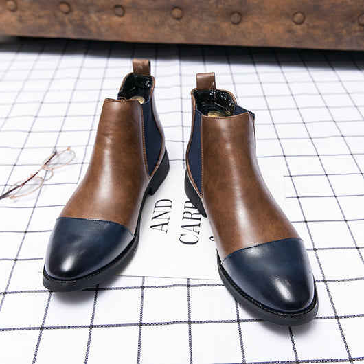 Botas Martin de Punta Afilada Estilo Británico para Hombre - Image 4