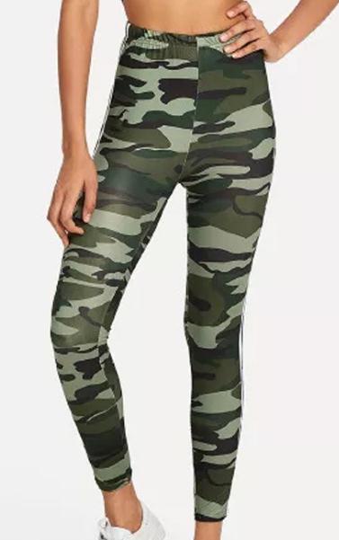 Leggings de Camuflaje de Moda para Mujer