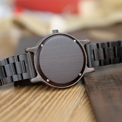 Reloj Inteligente con Lente Fotográfica y Madera de Sándalo - Image 3