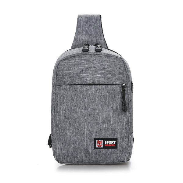 Bolsa Deportiva de Hombro Unisex en Colores Sólidos