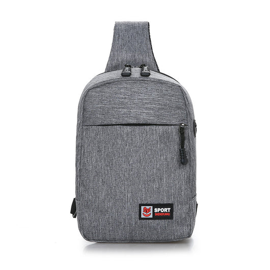 Bolsa Deportiva de Hombro Unisex en Colores Sólidos