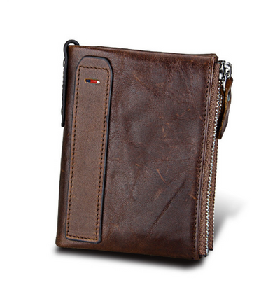 Cartera Corta para Hombre en Cuero Anti-Robo con Protección RFID - Image 12