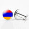 National Flags of The World Series Time Gem Cufflinks Jewelry 10style