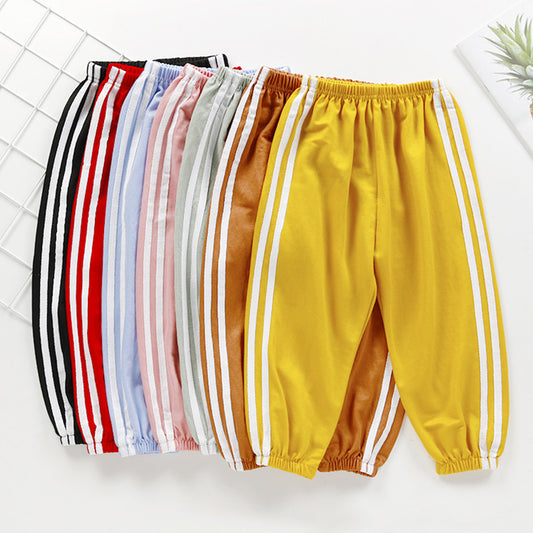 Pantalones deportivos casuales delgados para niños - Image 2