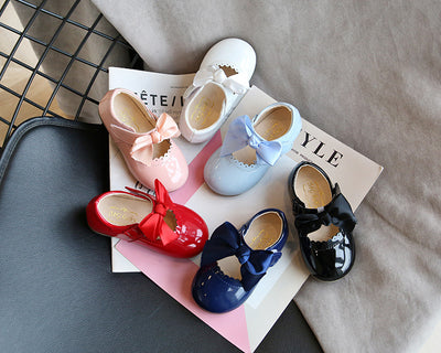 Zapatos Princesa de Cuero para Bebé Niña con Moño Elegante - Image 7