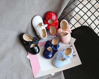 Zapatos Princesa de Cuero para Bebé Niña con Moño Elegante - Image 10