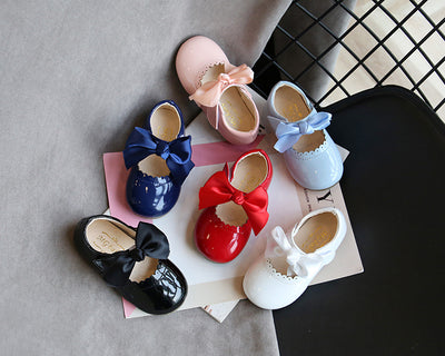 Zapatos Princesa de Cuero para Bebé Niña con Moño Elegante - Image 11