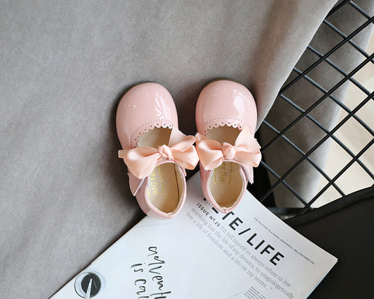 Zapatos Princesa de Cuero para Bebé Niña con Moño Elegante - Image 13