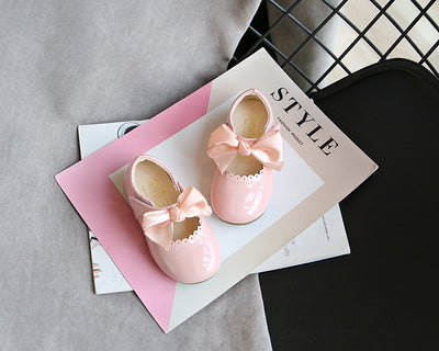 Zapatos Princesa de Cuero para Bebé Niña con Moño Elegante - Image 14
