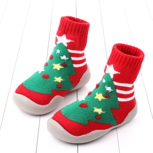 Zapatos Navideños para Bebé con Suela Blanda y Protección Antideslizante - Image 18