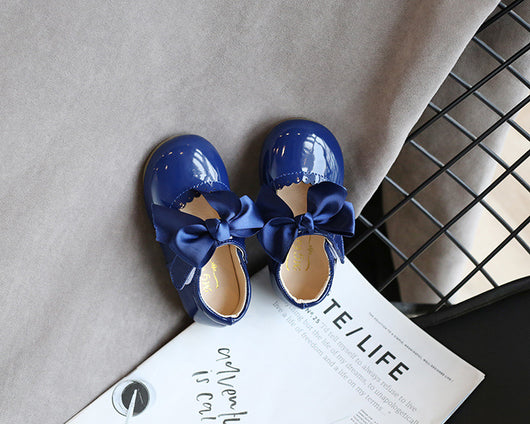 Zapatos Princesa de Cuero para Bebé Niña con Moño Elegante - Image 30