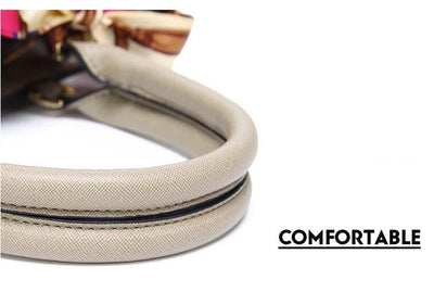 Bolsa Kelly Portátil con Patrón Cruzado para Mujer - Image 11
