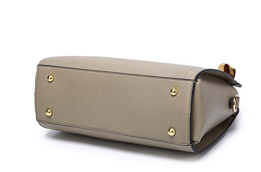 Bolsa Kelly Portátil con Patrón Cruzado para Mujer - Image 13