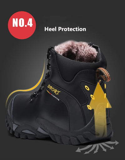 Botas de Invierno para Hombre con Forro de Piel - Cálidas, Resistentes y Cómodas - Image 8