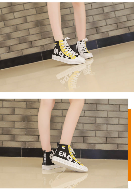 Zapatillas Altas de Lona Estilo Urbano - Image 12