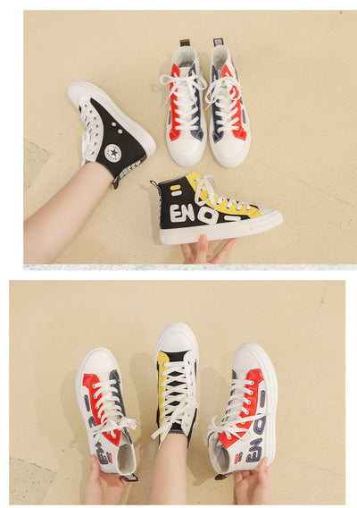 Zapatillas Altas de Lona Estilo Urbano - Image 17