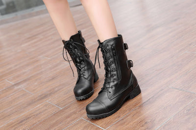 Botas Colegiales con Tacón Bajo - Image 11