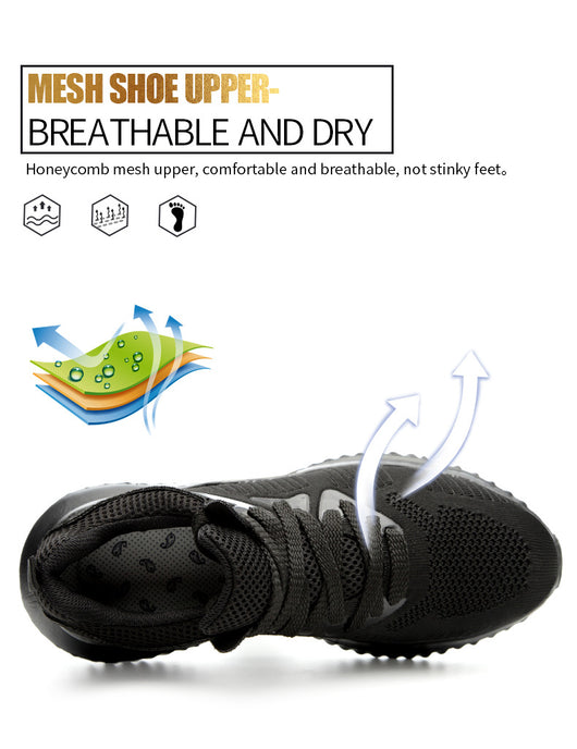 Botas de Seguridad para Hombre: Ligeras, Transpirables y Anti-Perforación - Image 11
