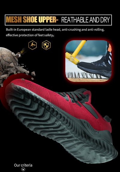 Botas de Seguridad para Hombre: Ligeras, Transpirables y Anti-Perforación - Image 12
