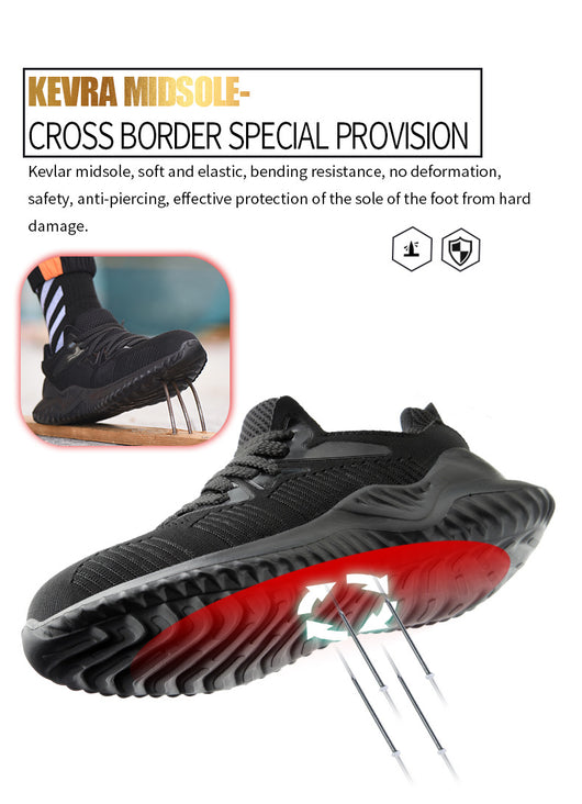 Botas de Seguridad para Hombre: Ligeras, Transpirables y Anti-Perforación - Image 14