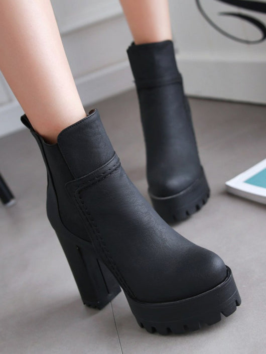 Botas Martin Plataforma Tacón Alto - Image 11