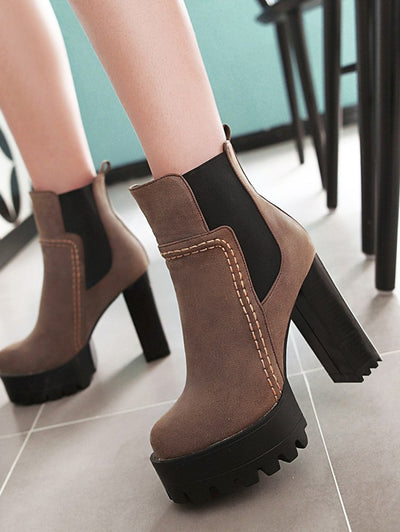 Botas Martin Plataforma Tacón Alto - Image 14