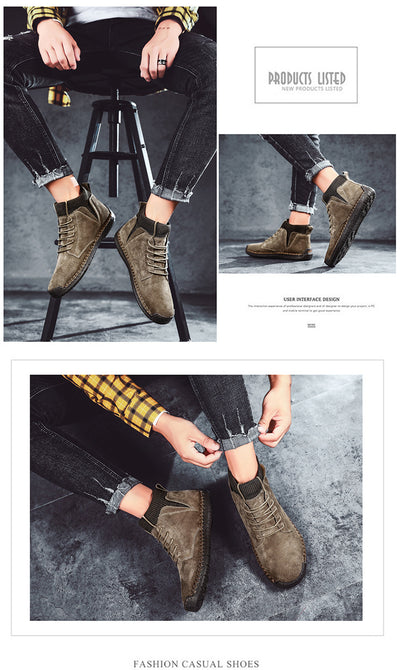 Zapatos Artesanales Talla 48 de Algodón para Hombre - Comodidad Oversized - Image 16