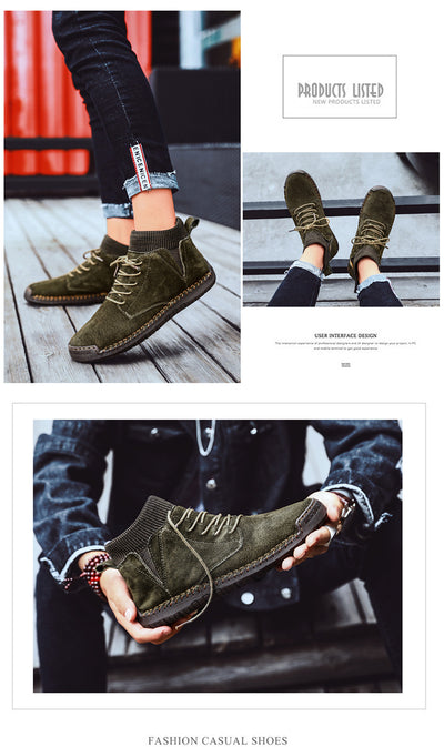 Zapatos Artesanales Talla 48 de Algodón para Hombre - Comodidad Oversized - Image 24
