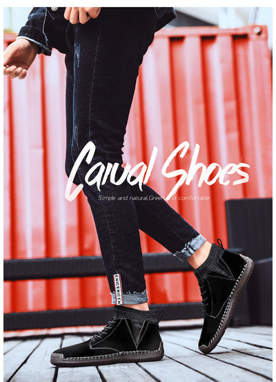 Zapatos Artesanales Talla 48 de Algodón para Hombre - Comodidad Oversized - Image 26