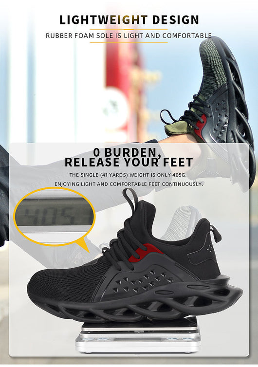 Zapatos Deportivos Profesionales con Tejido Respirable - Protección y Comodidad - Image 17