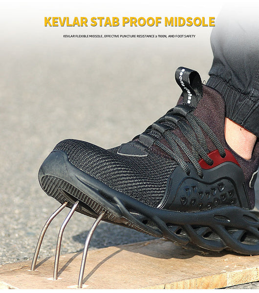 Zapatos Deportivos Profesionales con Tejido Respirable - Protección y Comodidad - Image 22