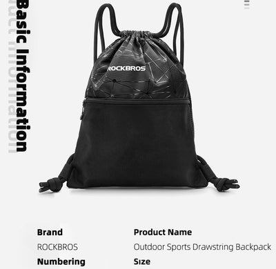 Mochila de Hombro con Cordón - Almacenamiento Versátil - Image 9