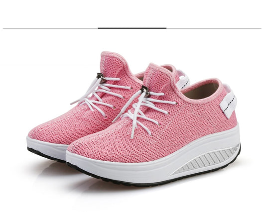 Zapatos Deportivos Tejidos con Suela Gruesa - Comodidad y Estilo - Image 11