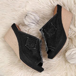 Sandalias de cuña plana cómodas - Image 10