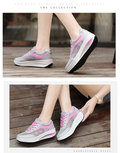 Zapatos Casuales Transpirables con Suela Gruesa para Mujer - Image 10