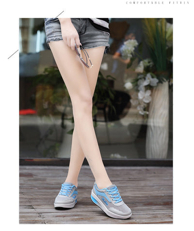 Zapatos Casuales Transpirables con Suela Gruesa para Mujer - Image 11