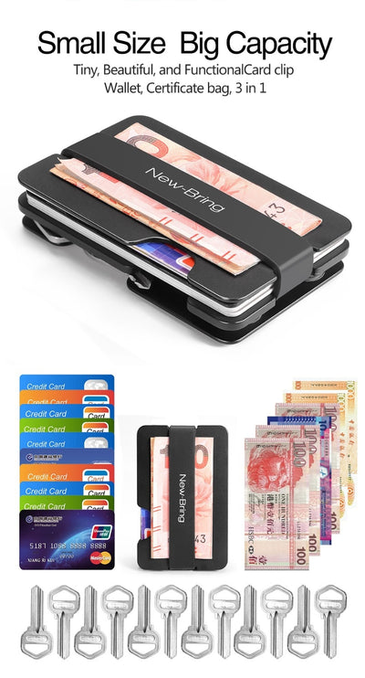 Estuche Multifuncional de Metal para Hombre con Compartimento de Tarjetas - Image 13