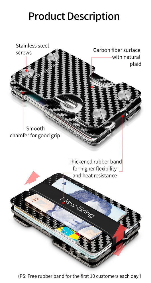 Estuche Multifuncional de Metal para Hombre con Compartimento de Tarjetas - Image 15