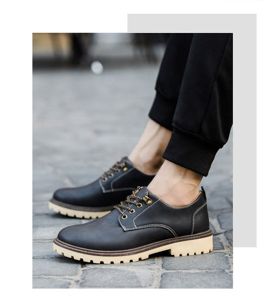 Zapatos de Cuero para Hombre Estilo Británico - Image 15