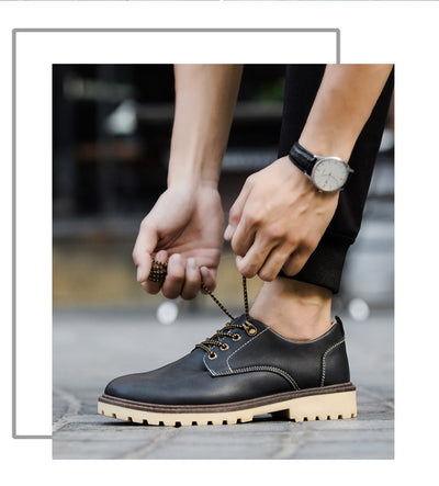 Zapatos de Cuero para Hombre Estilo Británico - Image 17