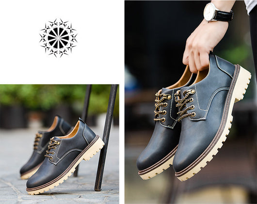 Zapatos de Cuero para Hombre Estilo Británico - Image 25