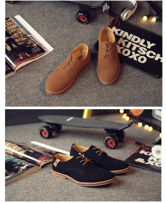 Zapatos de Cuero Premium para Hombre Talla Grande con Acabado Mate - Image 19