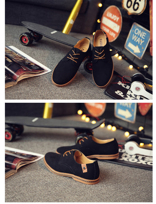 Zapatos de Cuero Premium para Hombre Talla Grande con Acabado Mate - Image 21