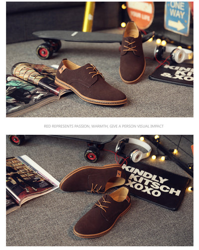 Zapatos de Cuero Premium para Hombre Talla Grande con Acabado Mate - Image 25