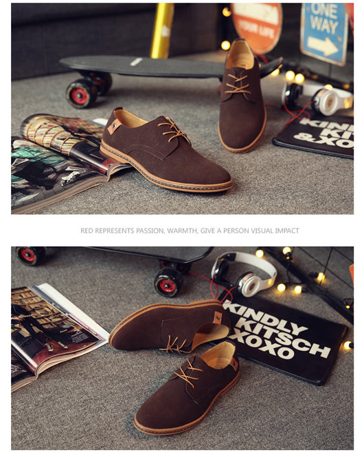 Zapatos de Cuero Premium para Hombre Talla Grande con Acabado Mate - Image 25