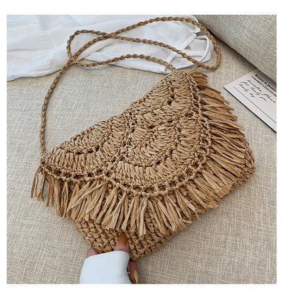 Bolso Tejido a Mano con Solapa Grande - Image 13